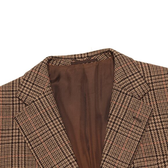 Austin Reed (Sweden) 70s, Glen Check, Brushed Wool Tweed, Swedish Licensing - Picture 5 of 12